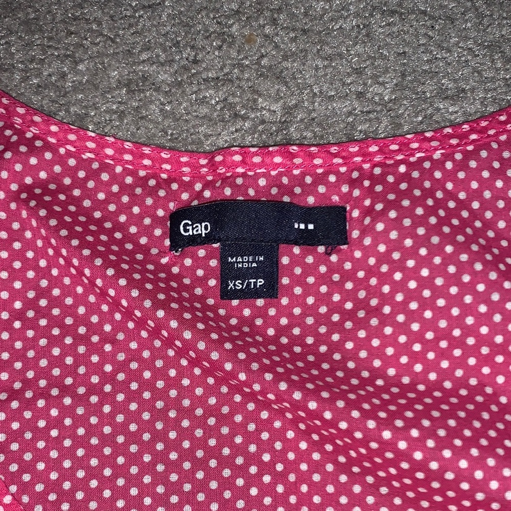 GAP Pink Ruffle Sleeve Blouse - Picture 2 of 6